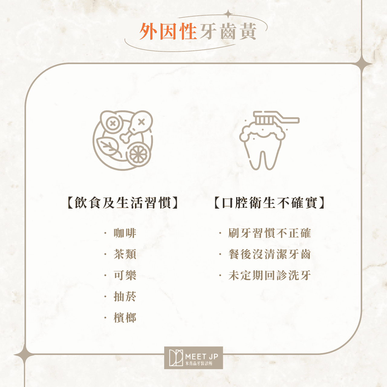 外因性牙齒黃